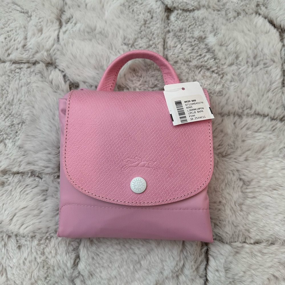 Longchamp Le Pliege Pink Backpack